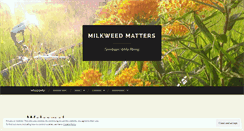Desktop Screenshot of milkweedmatters.org